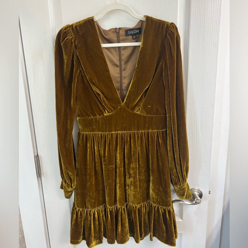 Velvet SALONI dress, worn once!